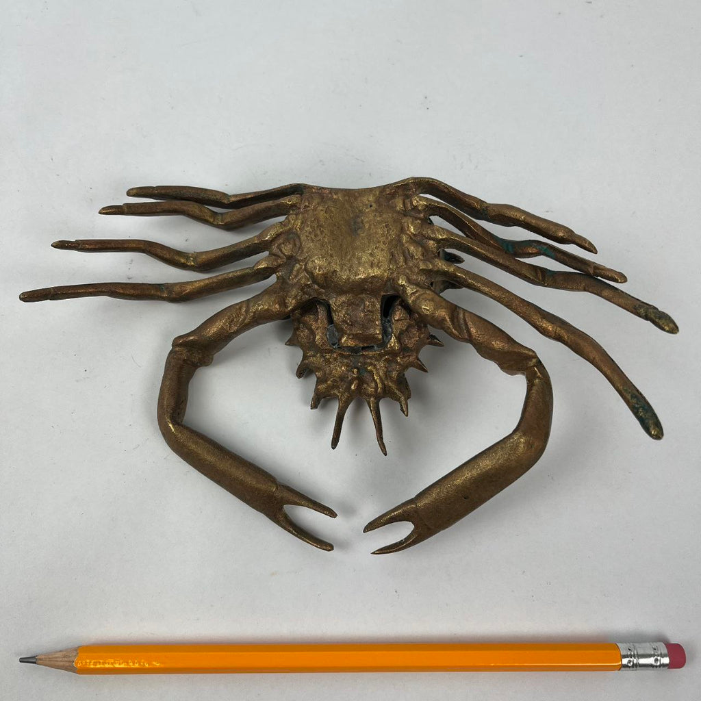 Calamaio in bronzo a forma di granchio