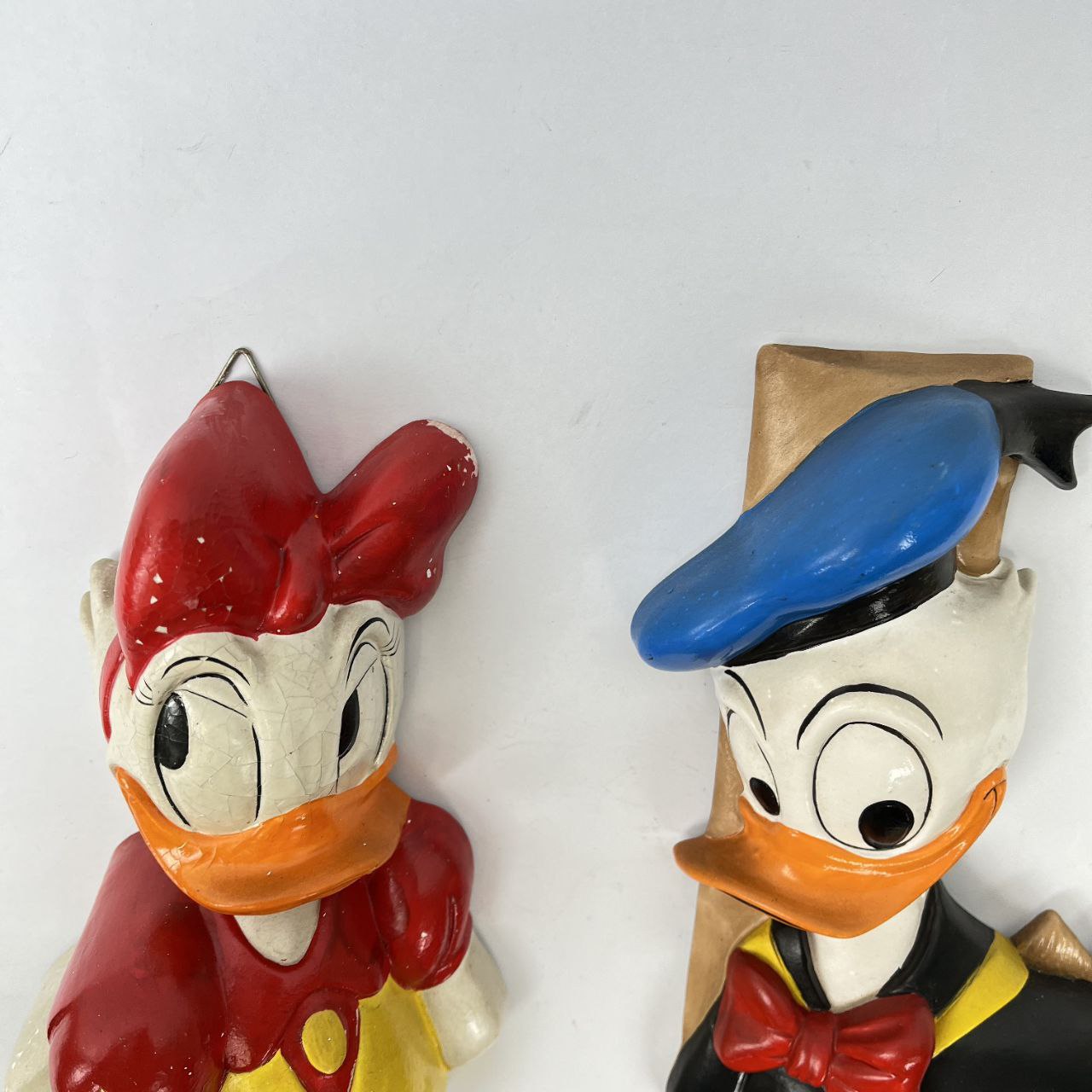 Coppia di statuette - Paperino e Paperina Disney