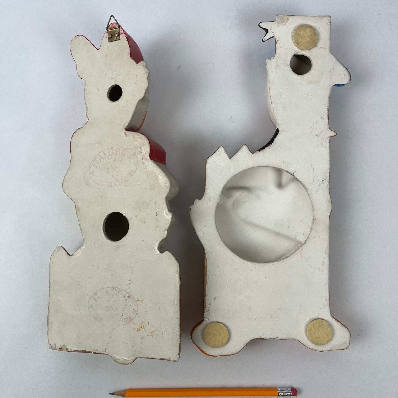 Coppia di statuette - Paperino e Paperina Disney