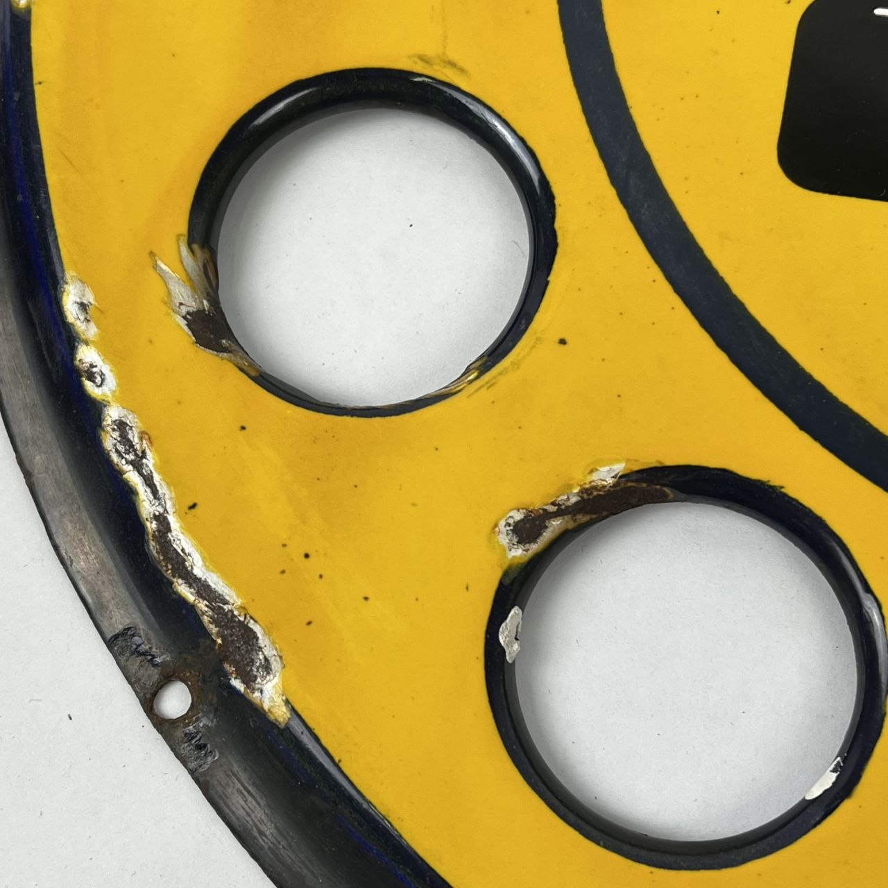 Insegna smaltata - Telefono SIP (Ø 33cm)