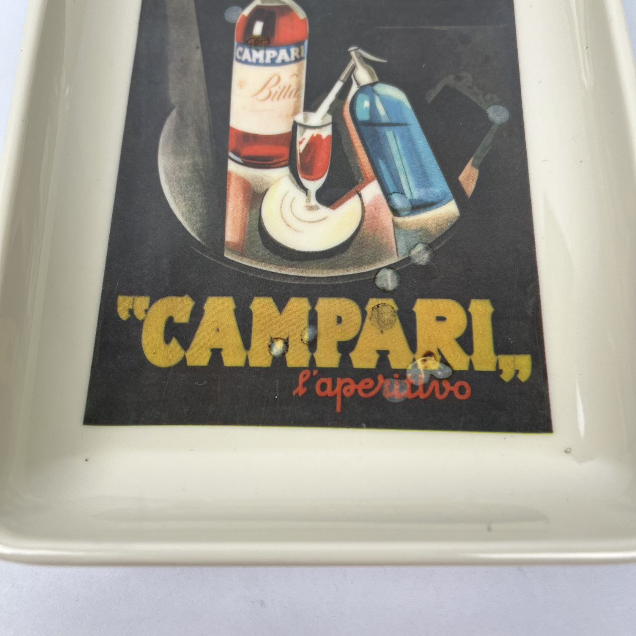 Posacenere pubblicitario - Campari l'Aperitivo | Anni '60