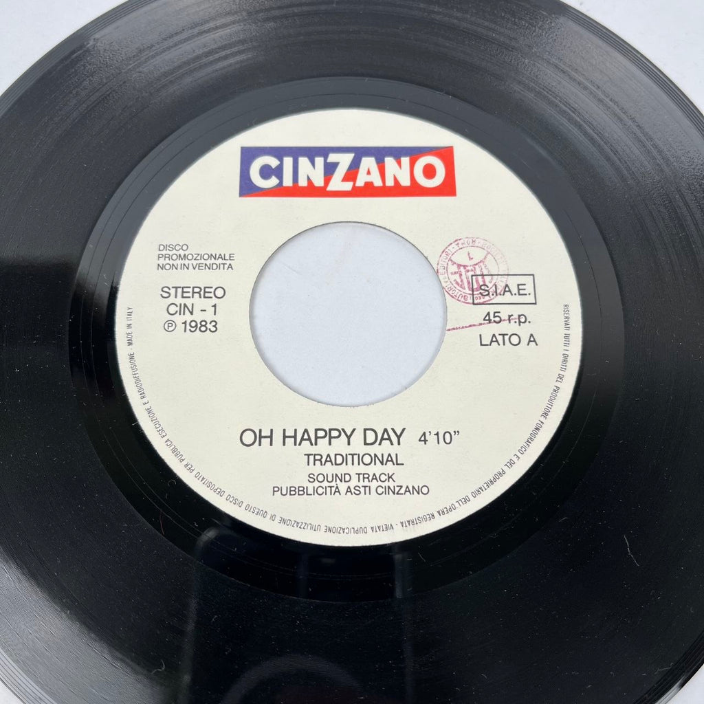 45 giri - Cinzano "Oh Happy Day"