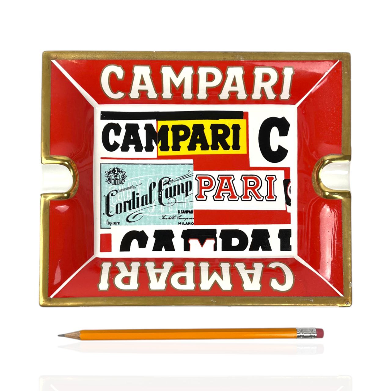 Posacenere pubblicitario - Campari "Il Manifesto" by Bruno Munari