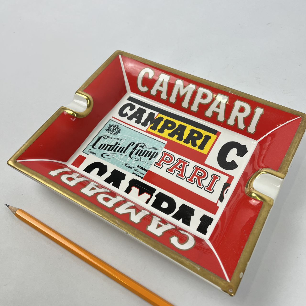 Posacenere pubblicitario - Campari "Il Manifesto" by Bruno Munari
