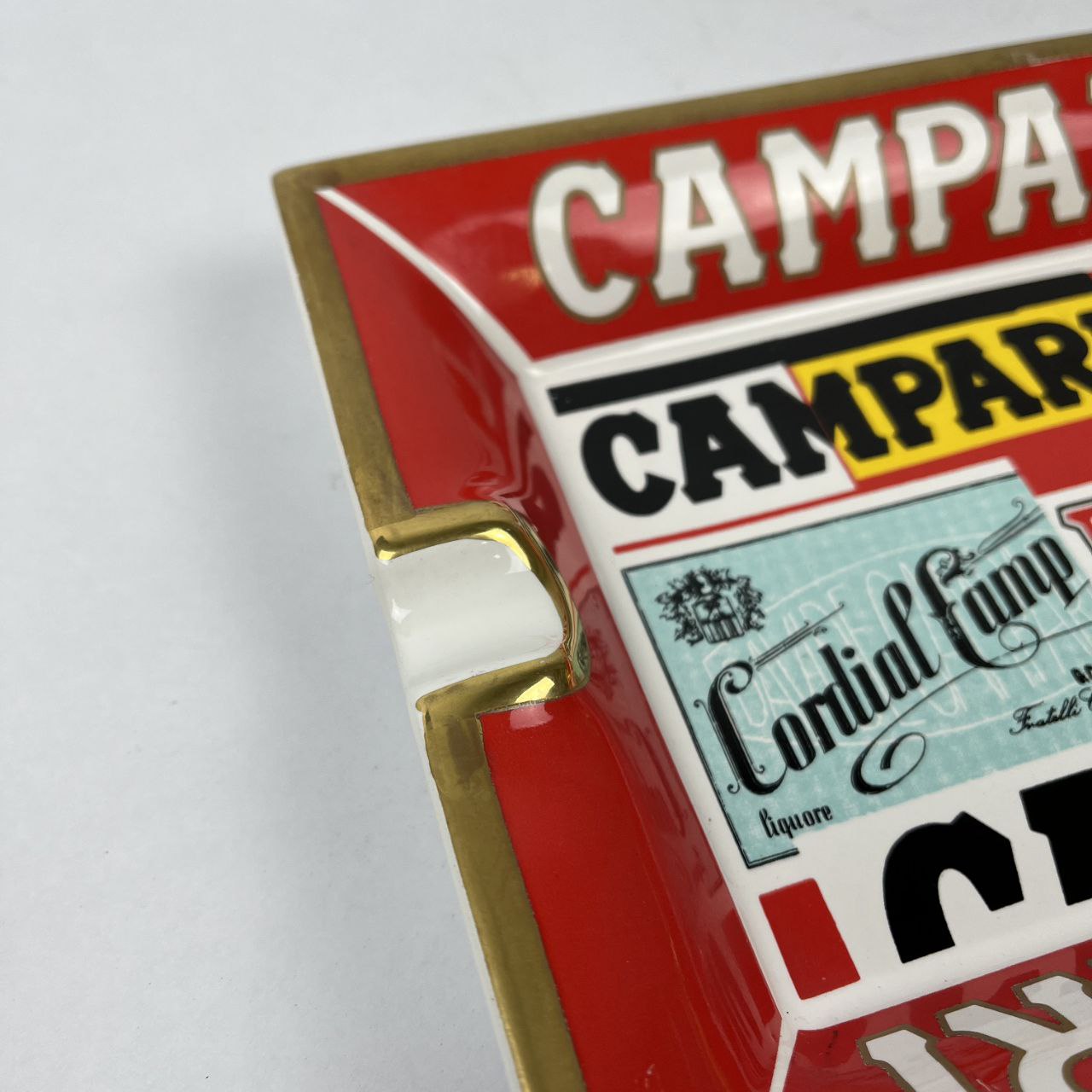 Posacenere pubblicitario - Campari "Il Manifesto" by Bruno Munari