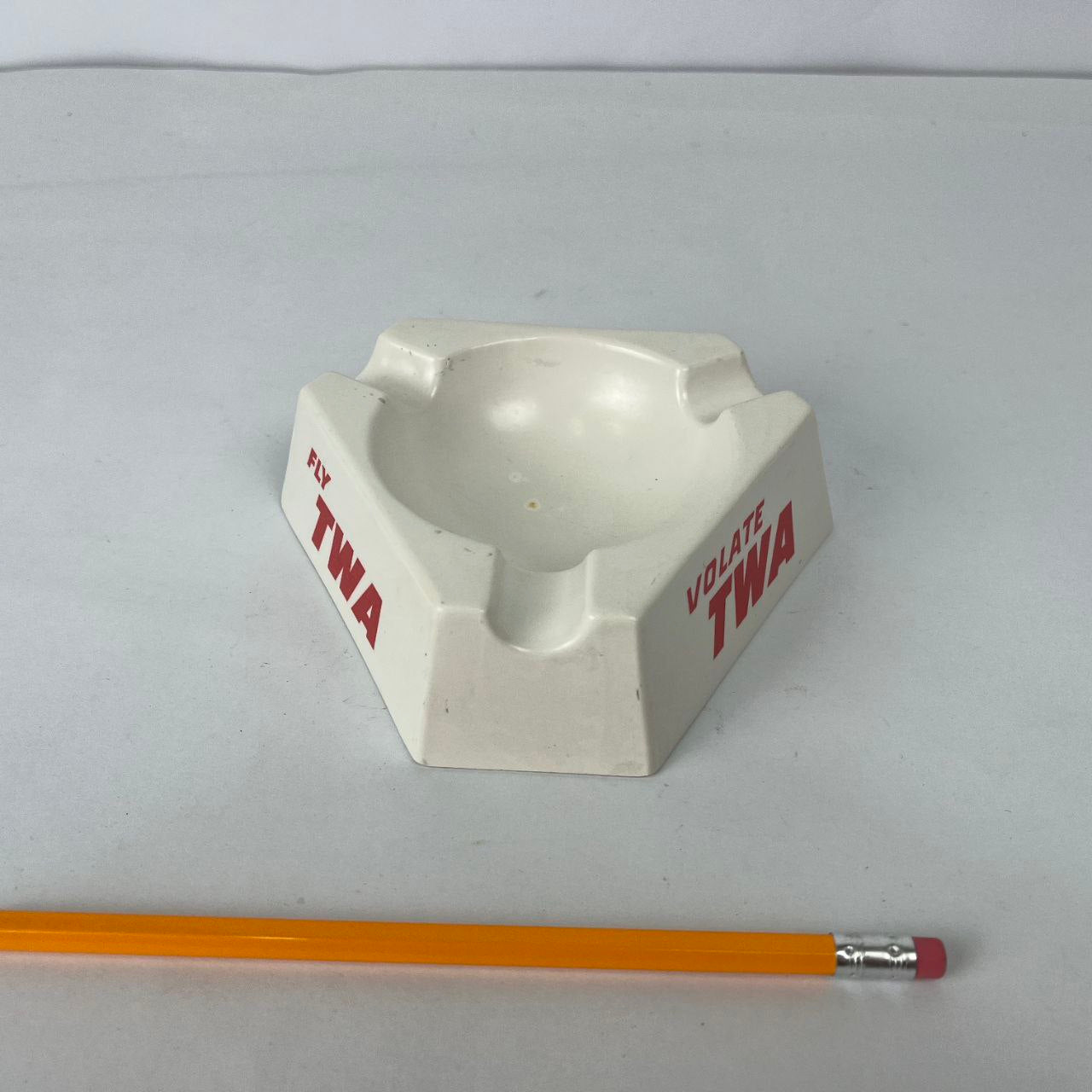 Posacenere pubblicitario - Volate TWA | Anni '60