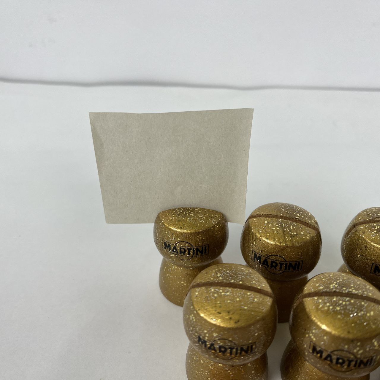 Segnaposto pubblicitari Martini a forma di tappo | Anni '80