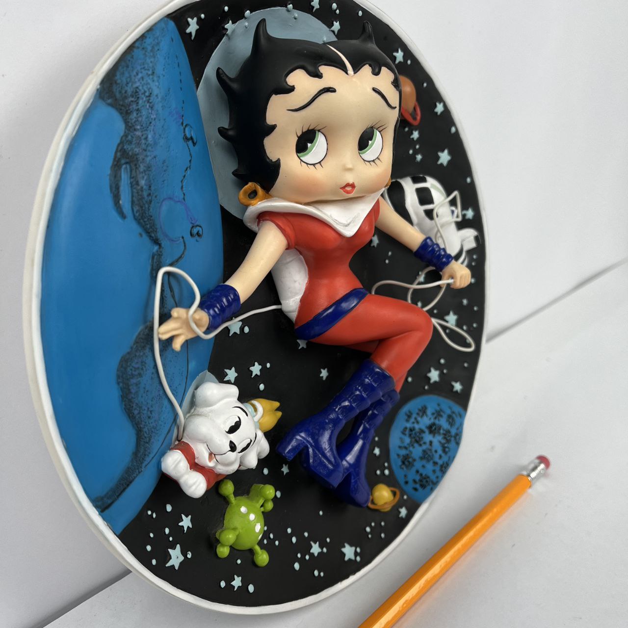 Piatto a rilievo Betty Boop - Astronaut Betty | 1999