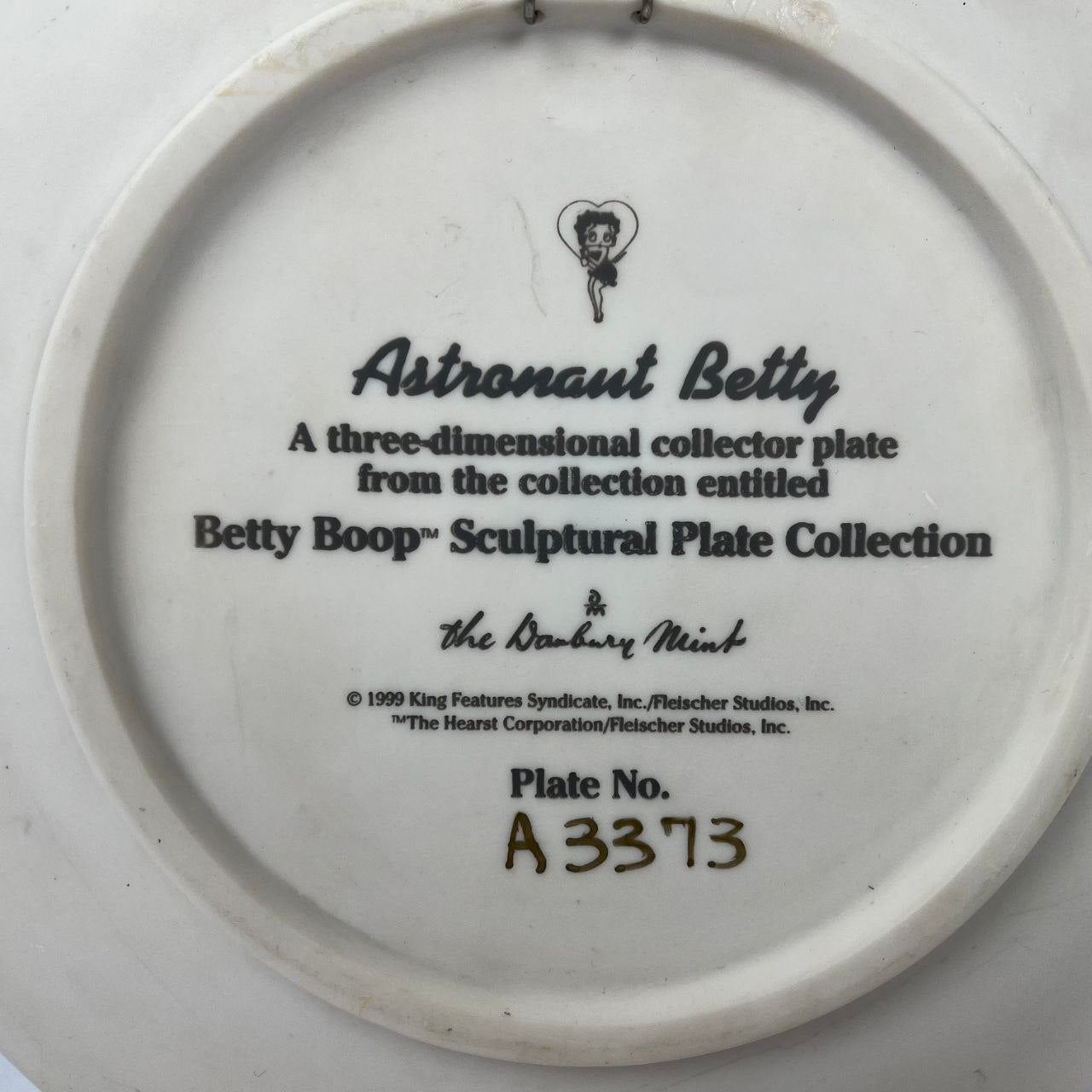 Piatto a rilievo Betty Boop - Astronaut Betty | 1999