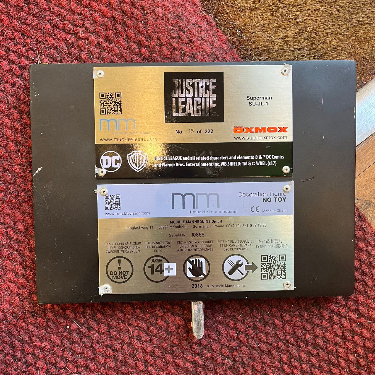 Statua Life-Size Superman Justice League - Omox 2016