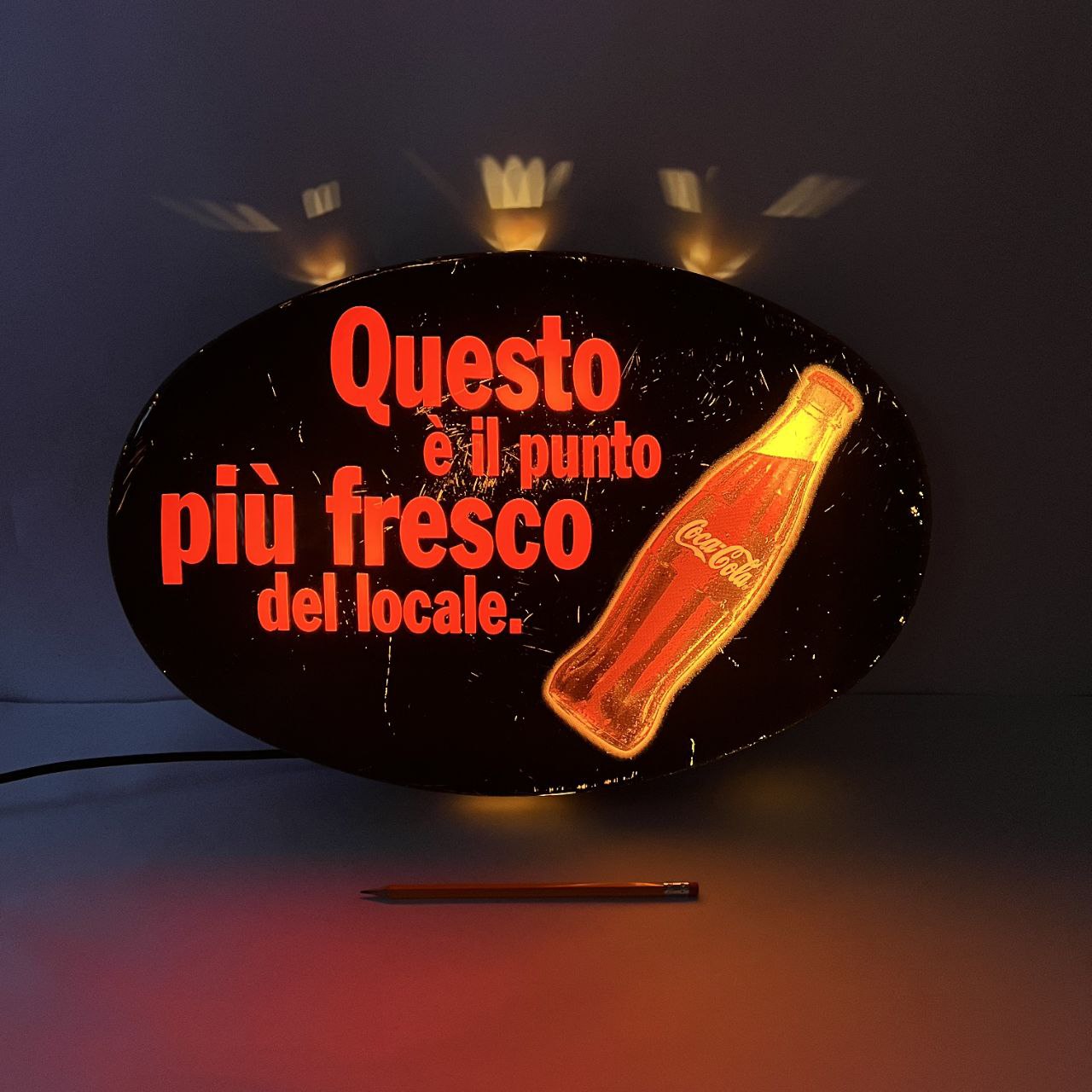 Insegna luminosa Coca-Cola - Questo è il punto più fresco del locale