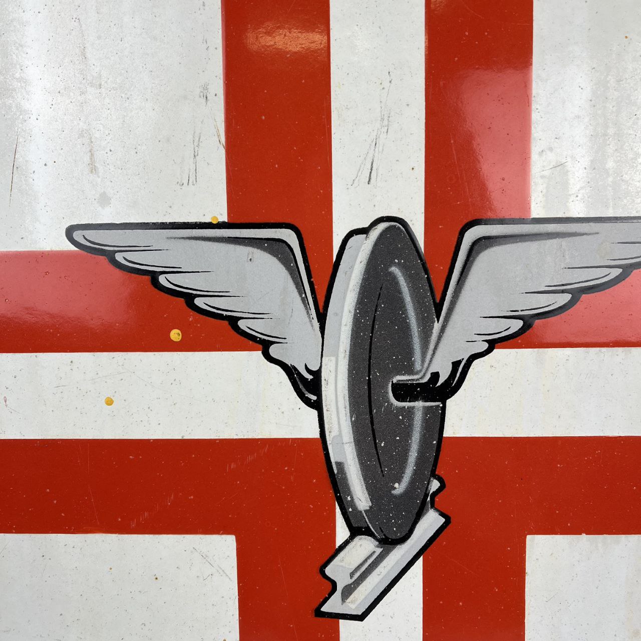 Insegna smaltata - Posto di Socorso | Anni '50