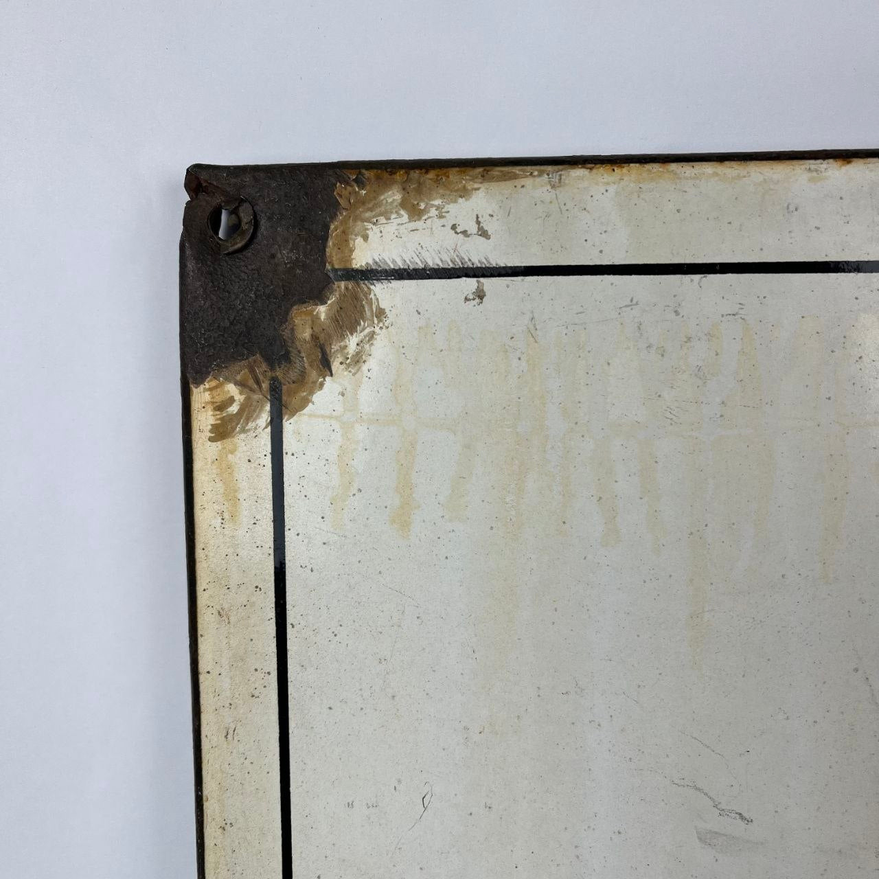 Insegna smaltata - Posto di Socorso | Anni '50