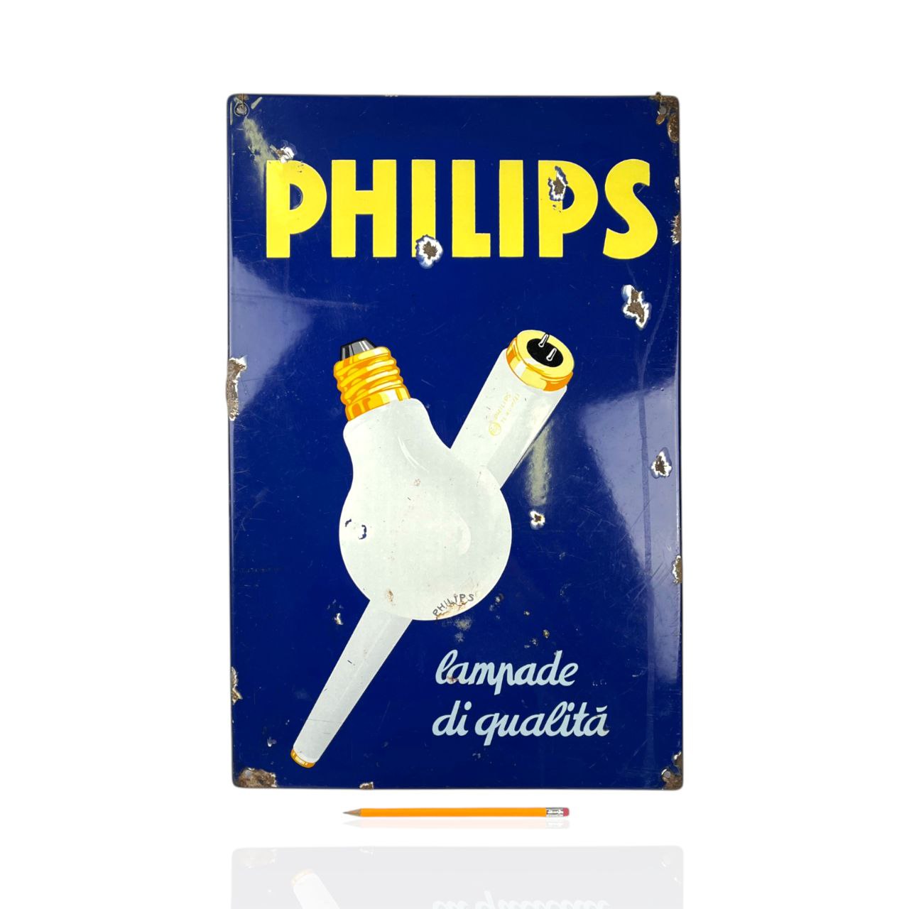 Insegna smaltata - Philips Lampade di Qualità
