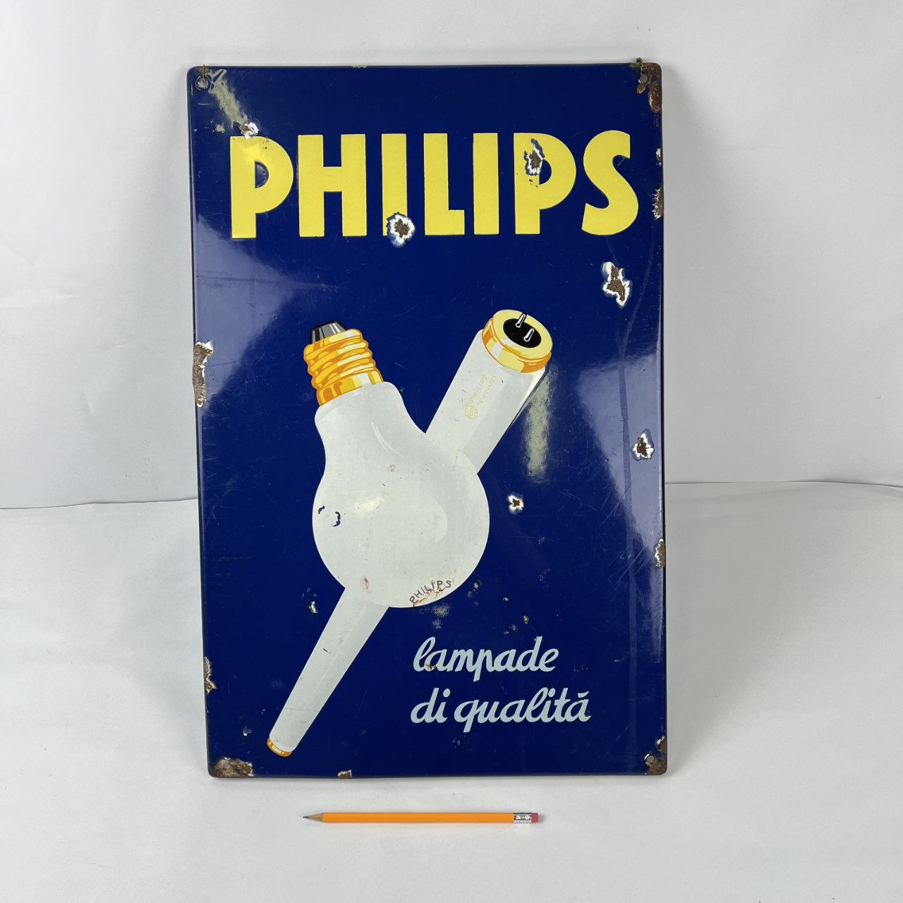 Insegna smaltata - Philips Lampade di Qualità