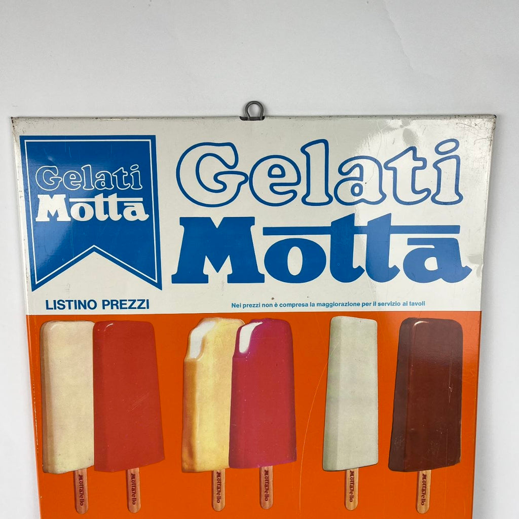 Sign - Motta Ice Cream | 70s