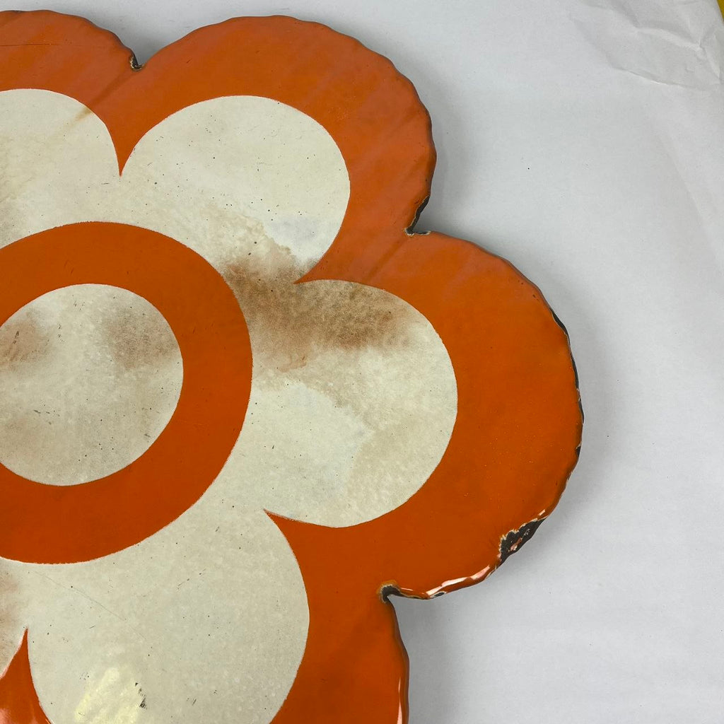 Enamel sign - Flower, Daisy