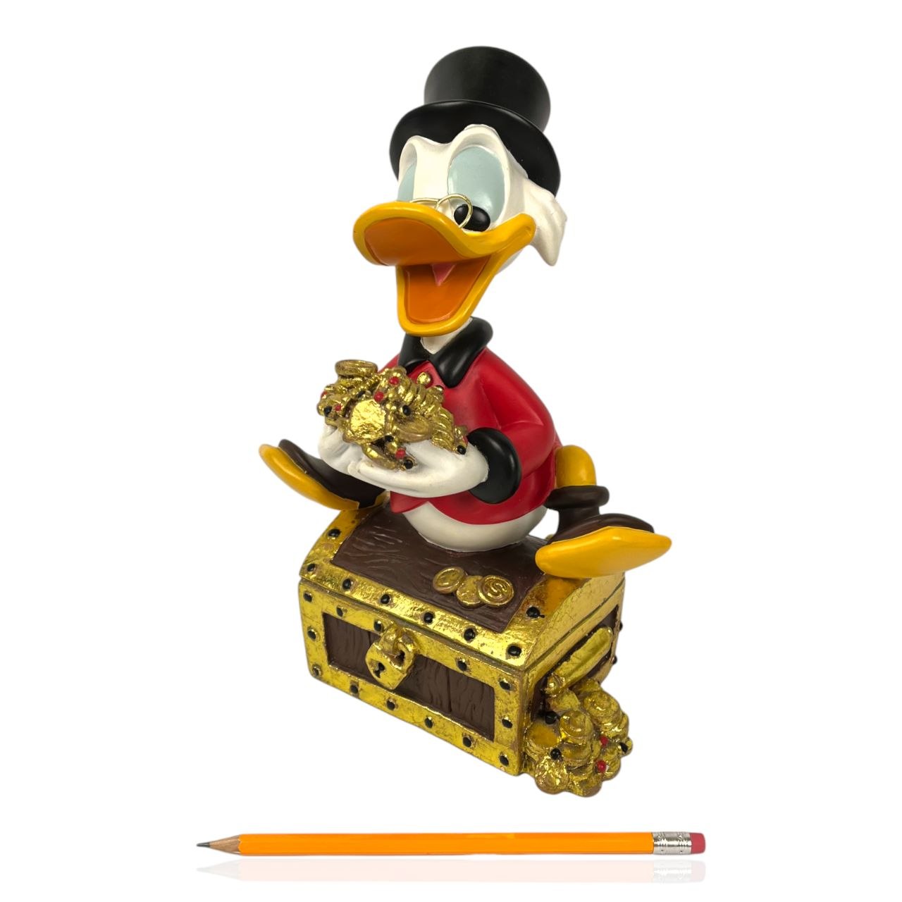 Statua - Zio Paperone sul Forziere – Disney