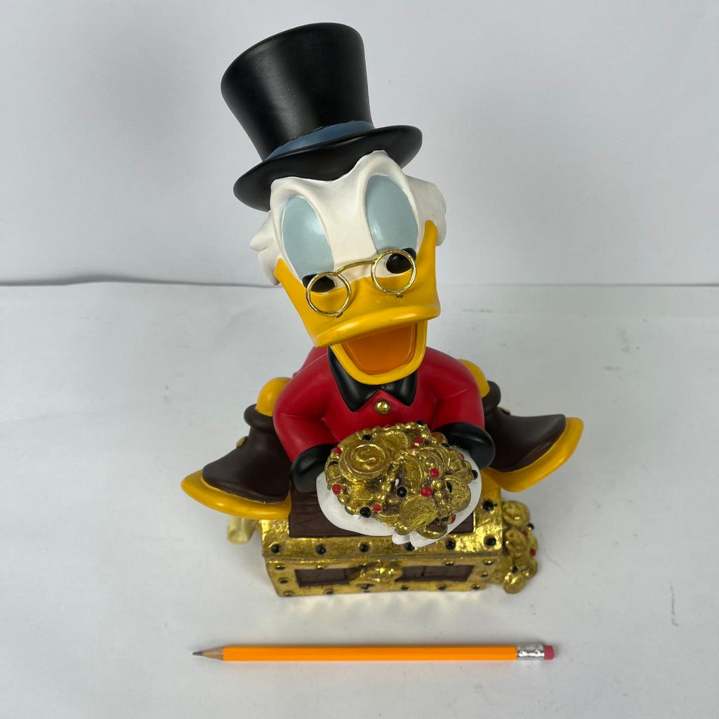Statue - Scrooge McDuck on a Treasure Chest – Disney