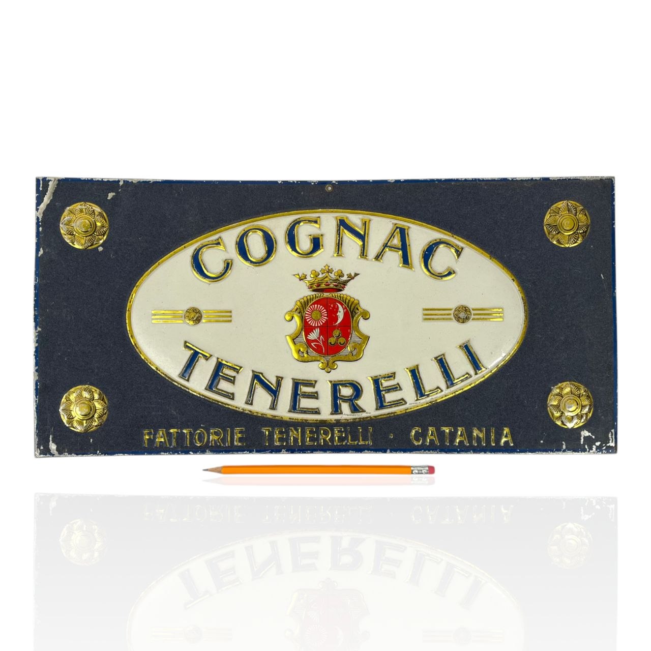 Insegna - Cognac Tenerelli Catania | Anni '50