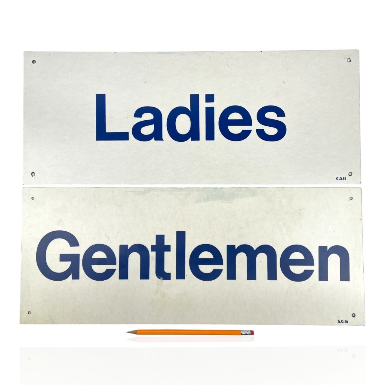 Coppia di insegne - Ladies & Gentlemen | Anni '60