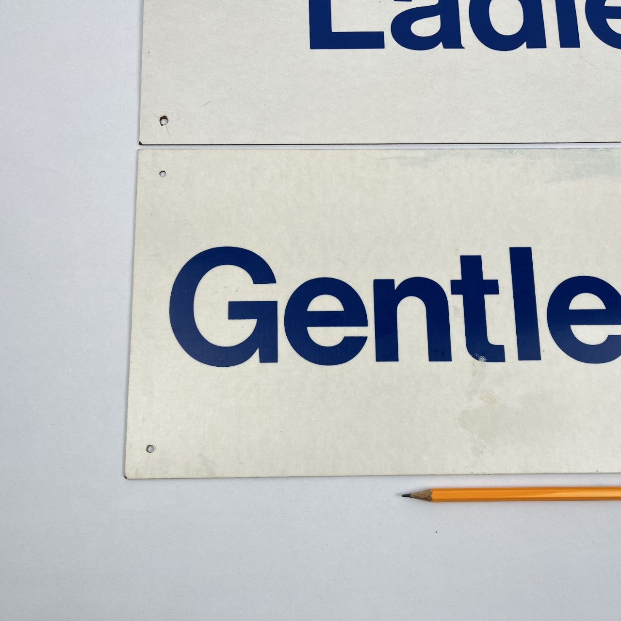 Coppia di insegne - Ladies & Gentlemen | Anni '60