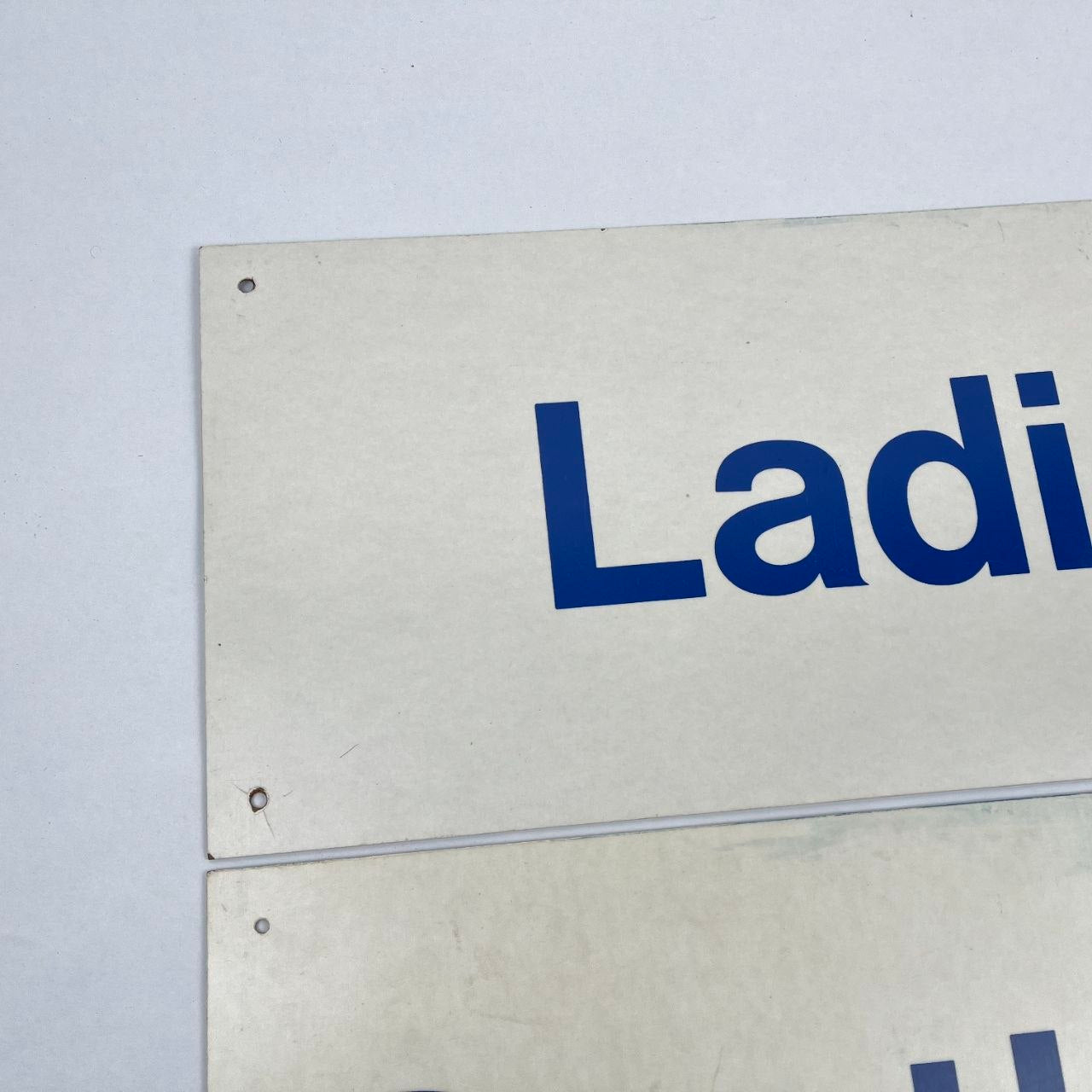Coppia di insegne - Ladies & Gentlemen | Anni '60