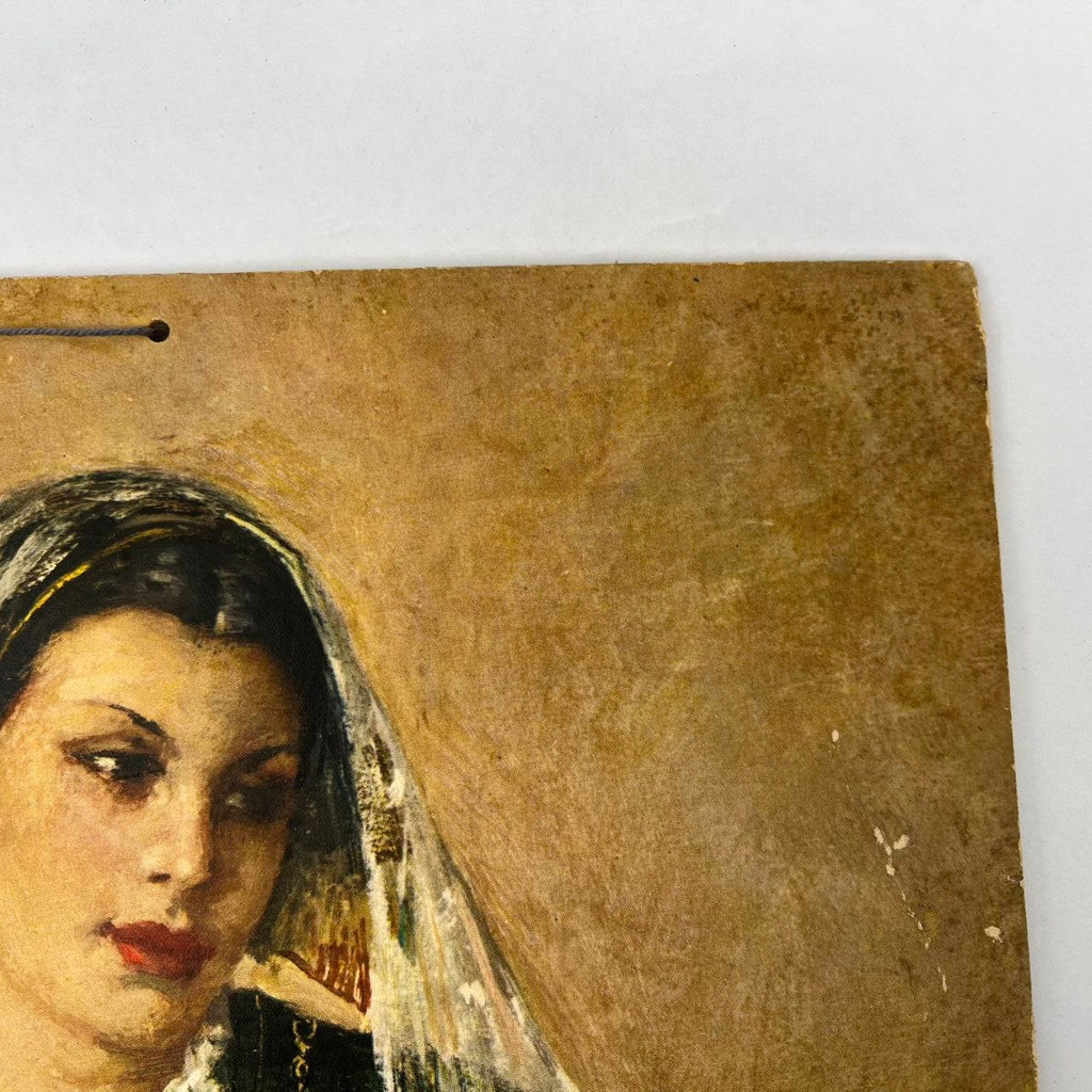 Calendario Storico Ramazzotti – "Fanciulla in abito di Quartu Sant'Elena" di Vittorio Gussoni
