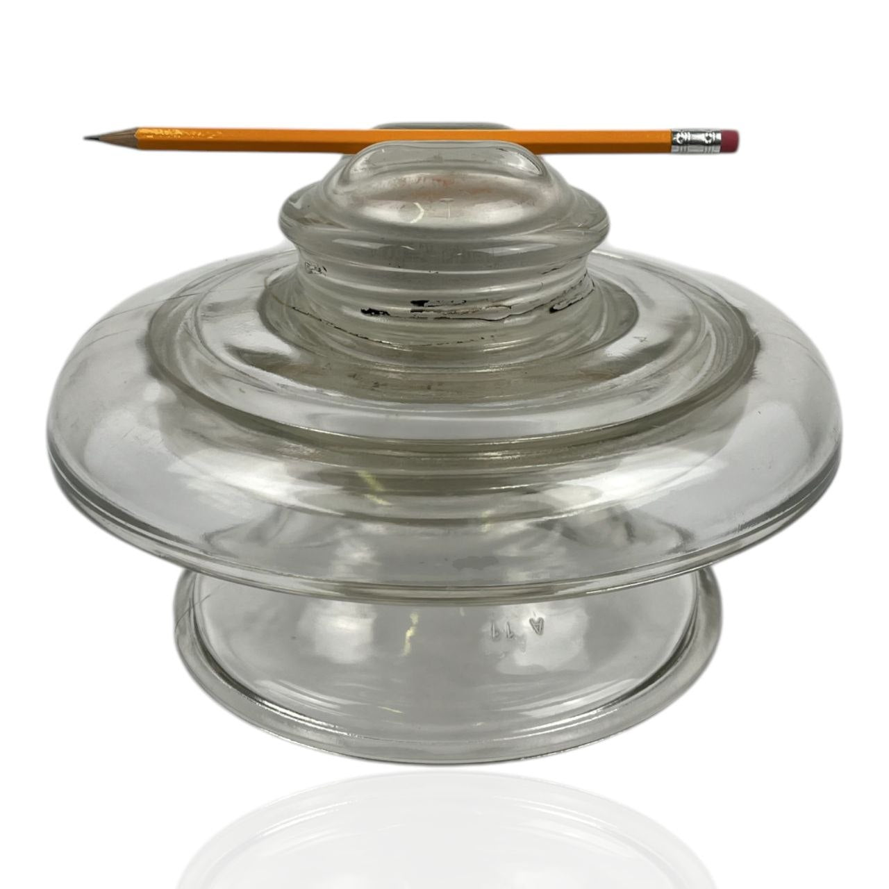 Isolatore Elettrico Vintage in Vetro Pyrex | Anni '40
