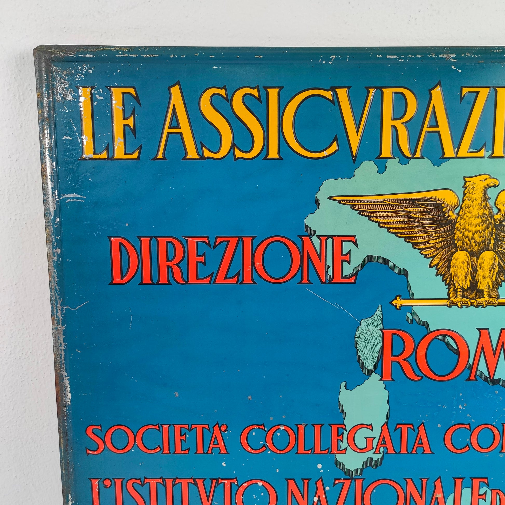 Insegna - Le Assicurazioni d'Italia, Roma