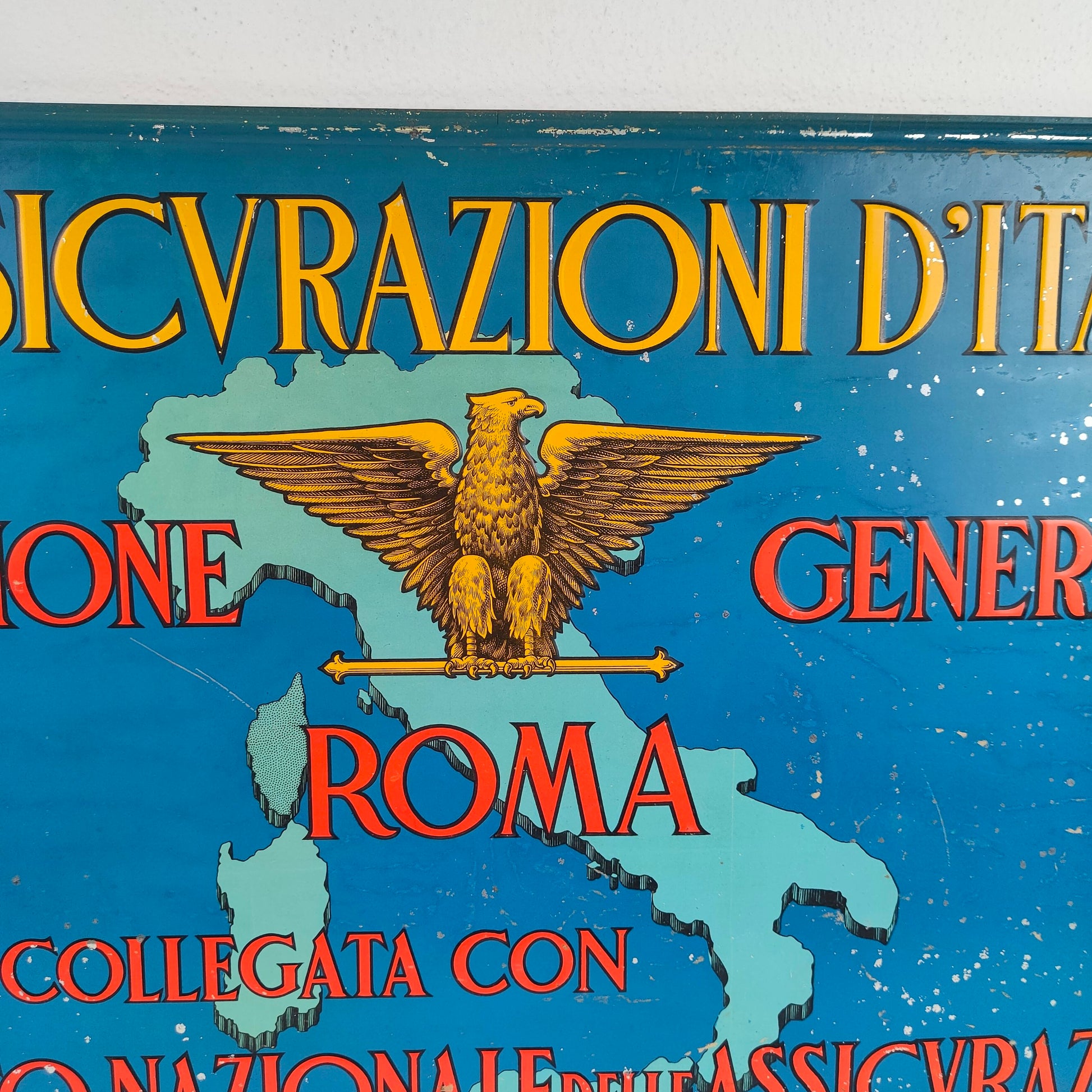 Insegna - Le Assicurazioni d'Italia, Roma