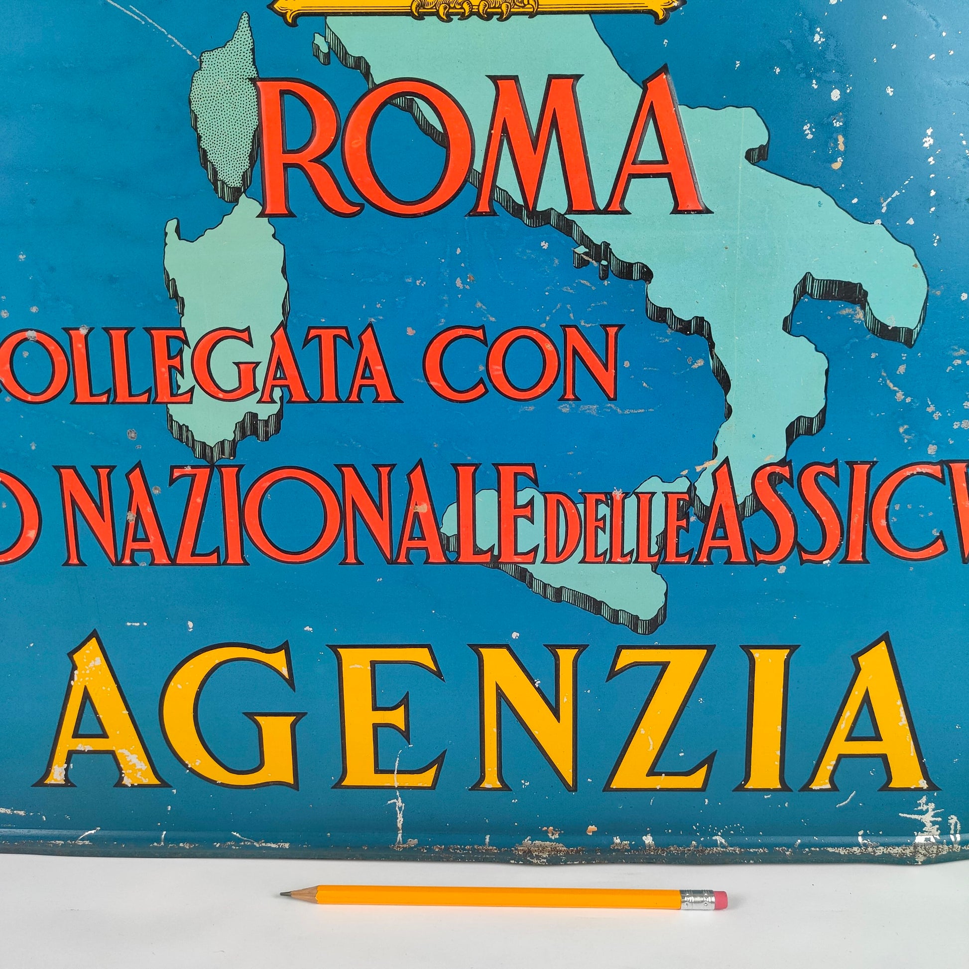 Insegna - Le Assicurazioni d'Italia, Roma
