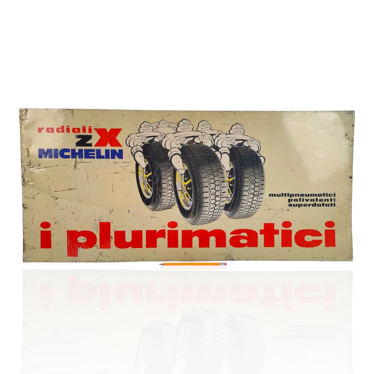 Insegna - Michelin ZX "I Plurimatici" | Anni '70