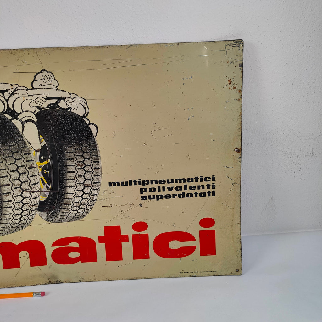 Insegna - Michelin ZX "I Plurimatici" | Anni '70