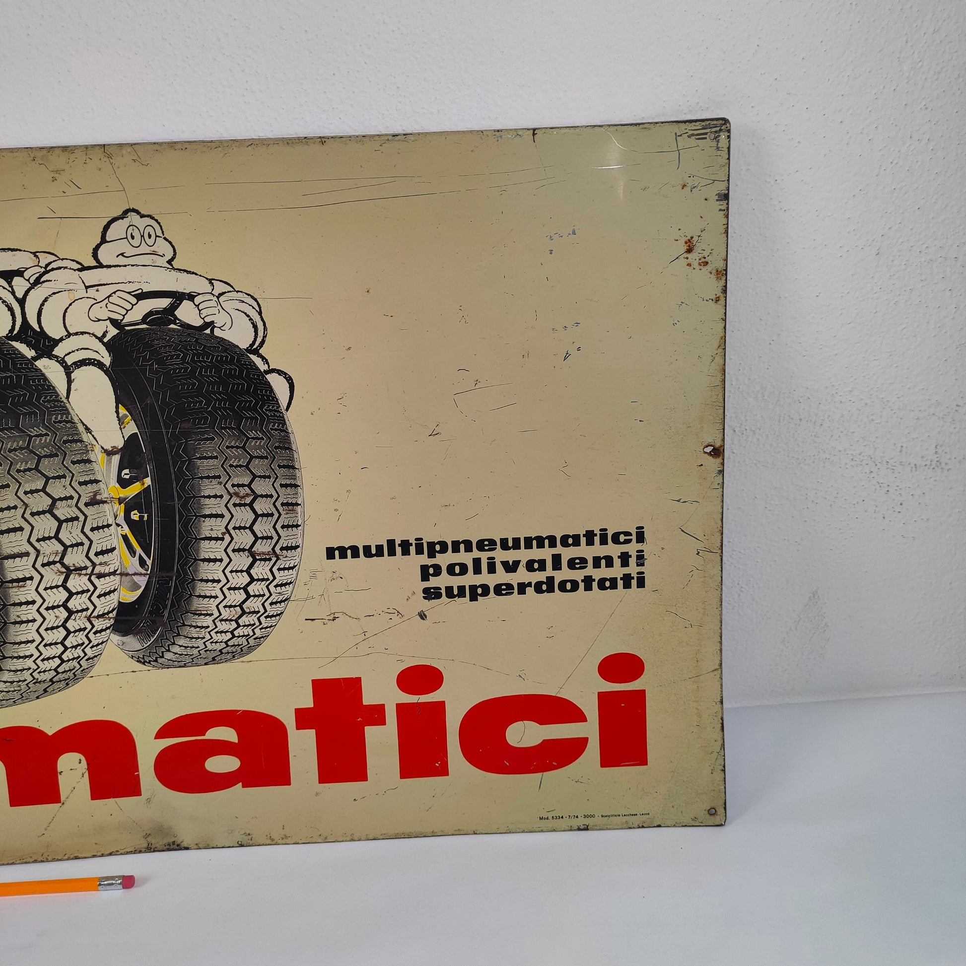 Insegna - Michelin ZX "I Plurimatici" | Anni '70