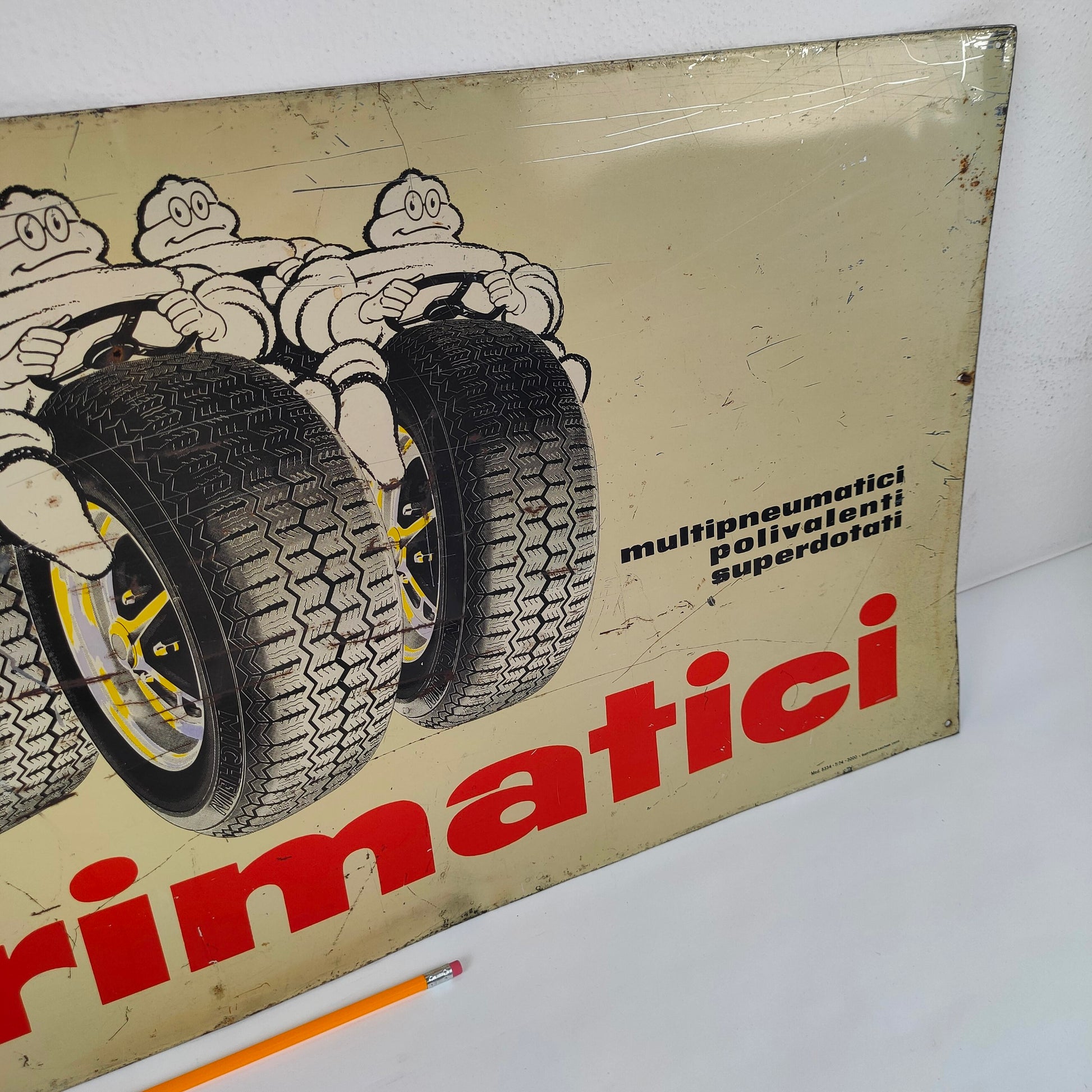 Insegna - Michelin ZX "I Plurimatici" | Anni '70