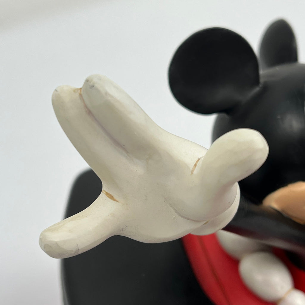 Statuetta - Topolino Con Auto Rossa Decappottabile, Disney