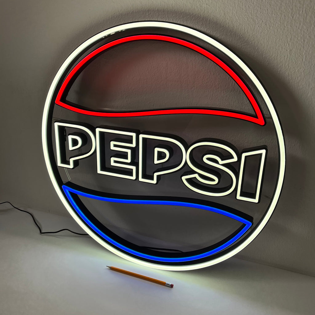 Insegna luminosa Pepsi