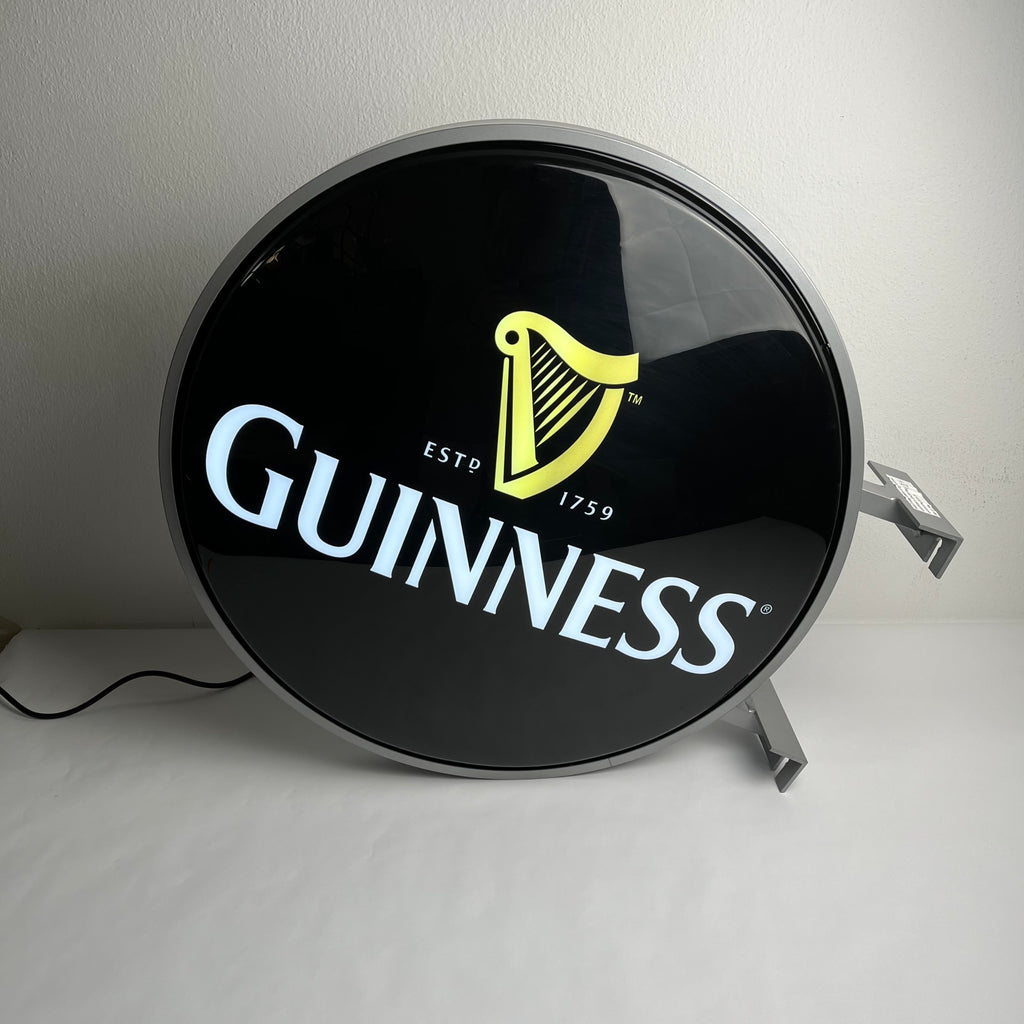Insegna luminosa Guinness