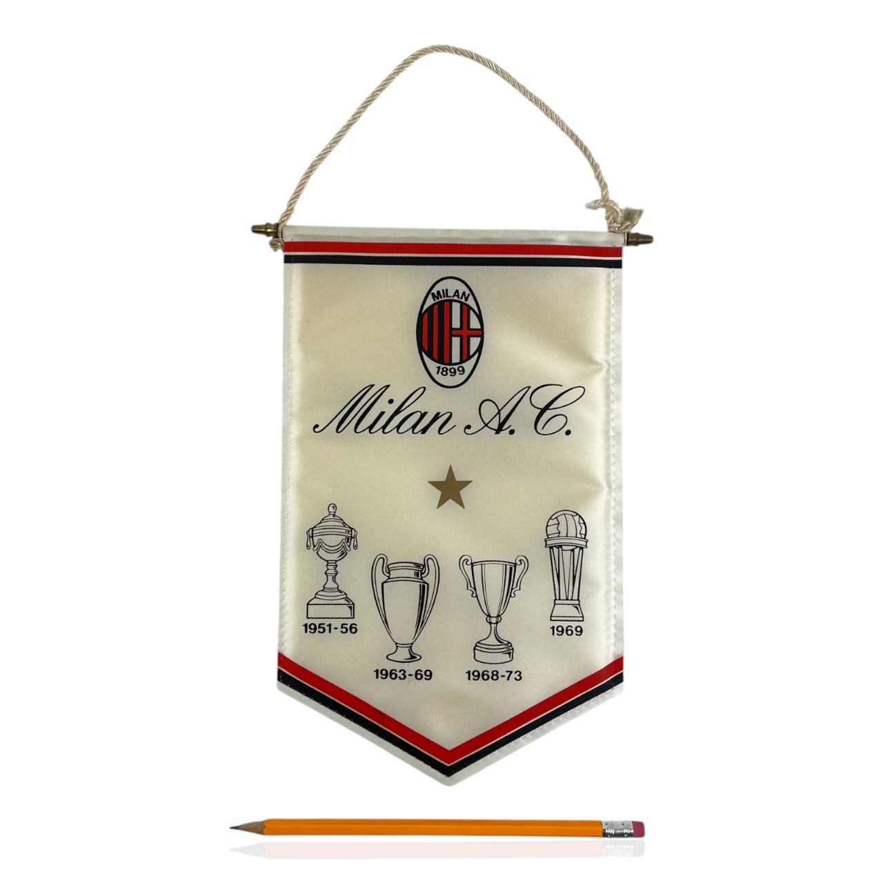 Gagliardetto Vintage Ufficiale Milan A.C. | Anni '70