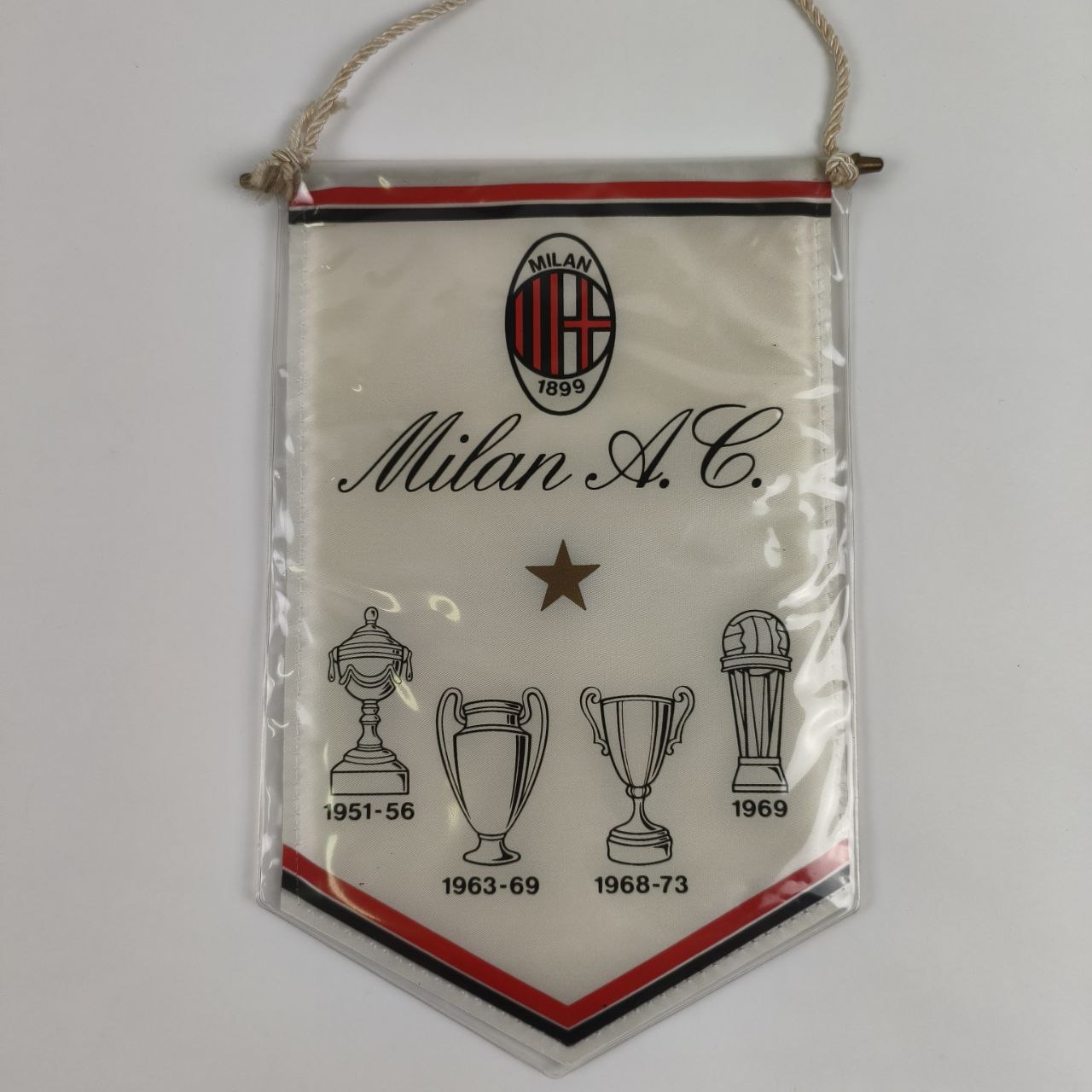 Gagliardetto Vintage Ufficiale Milan A.C. | Anni '70