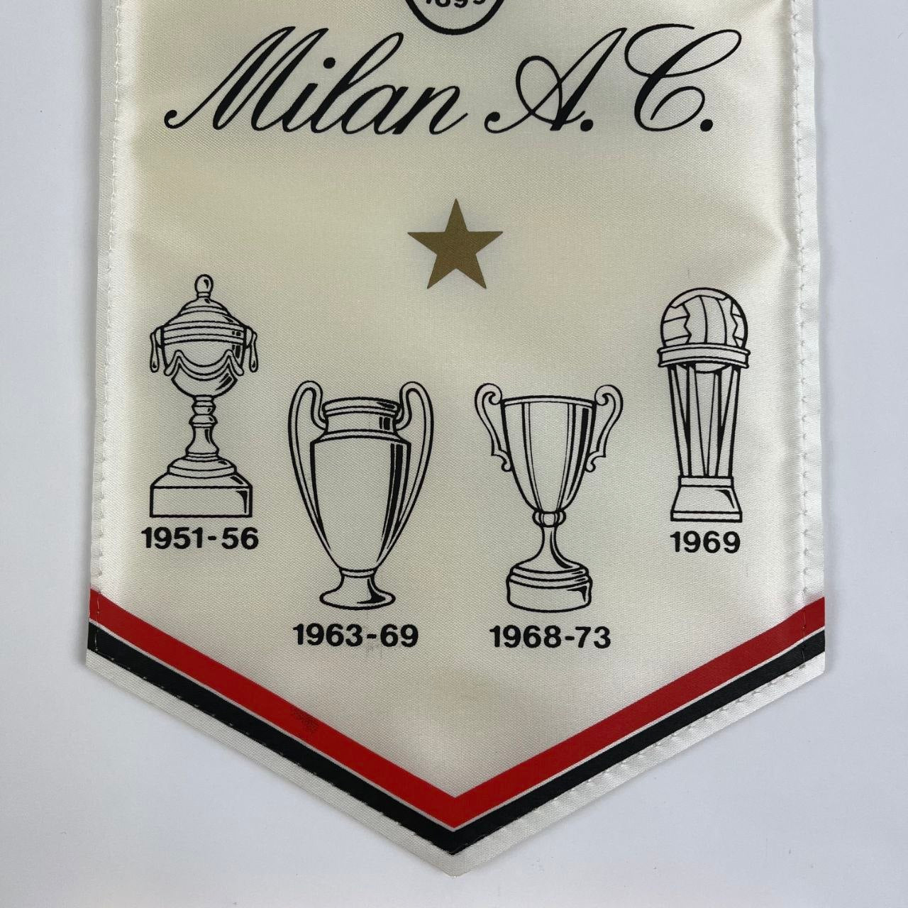 Gagliardetto Vintage Ufficiale Milan A.C. | Anni '70