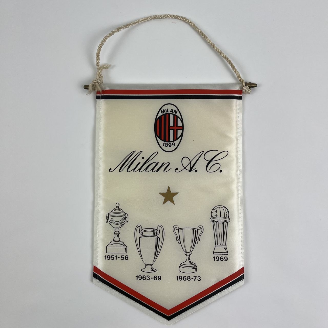 Gagliardetto Vintage Ufficiale Milan A.C. | Anni '70