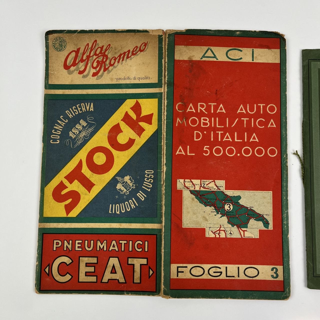Carta Automobilistica D'Italia ACI | Primi '900