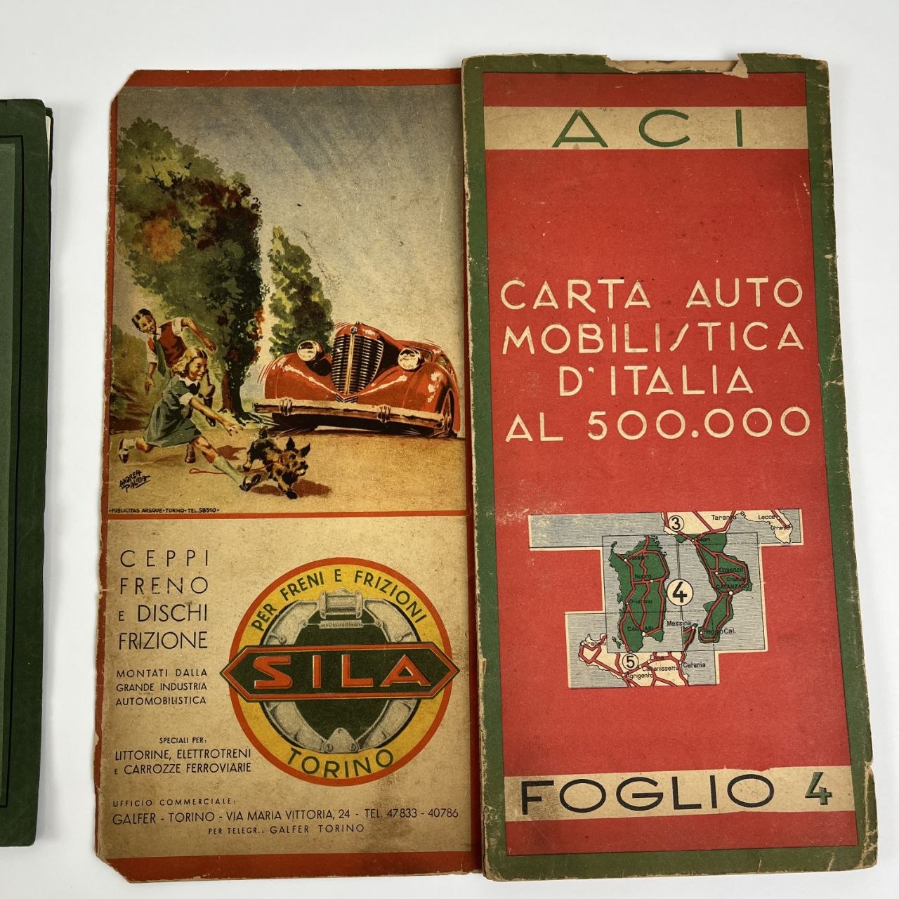Carta Automobilistica D'Italia ACI | Primi '900