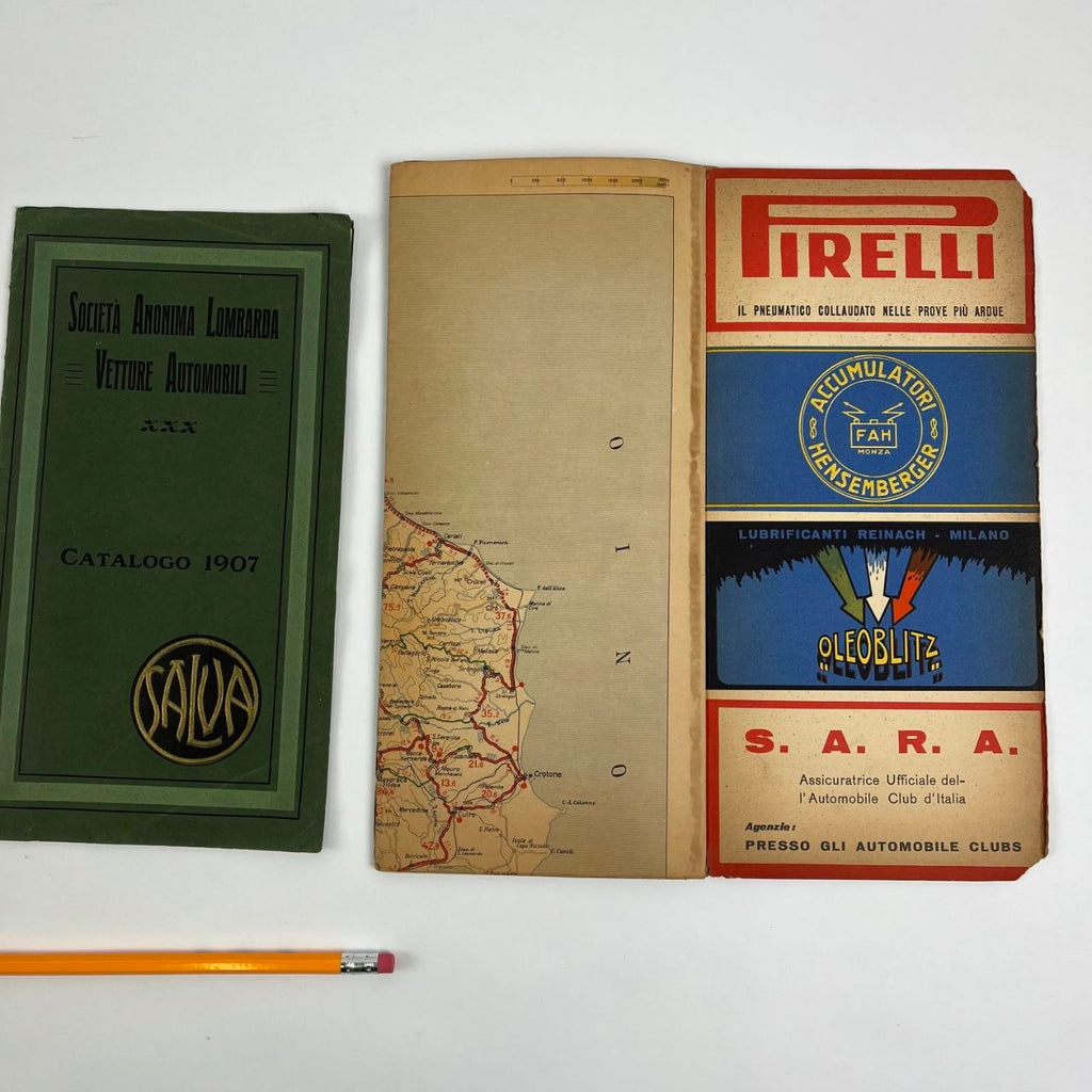 Carta Automobilistica D'Italia ACI | Primi '900