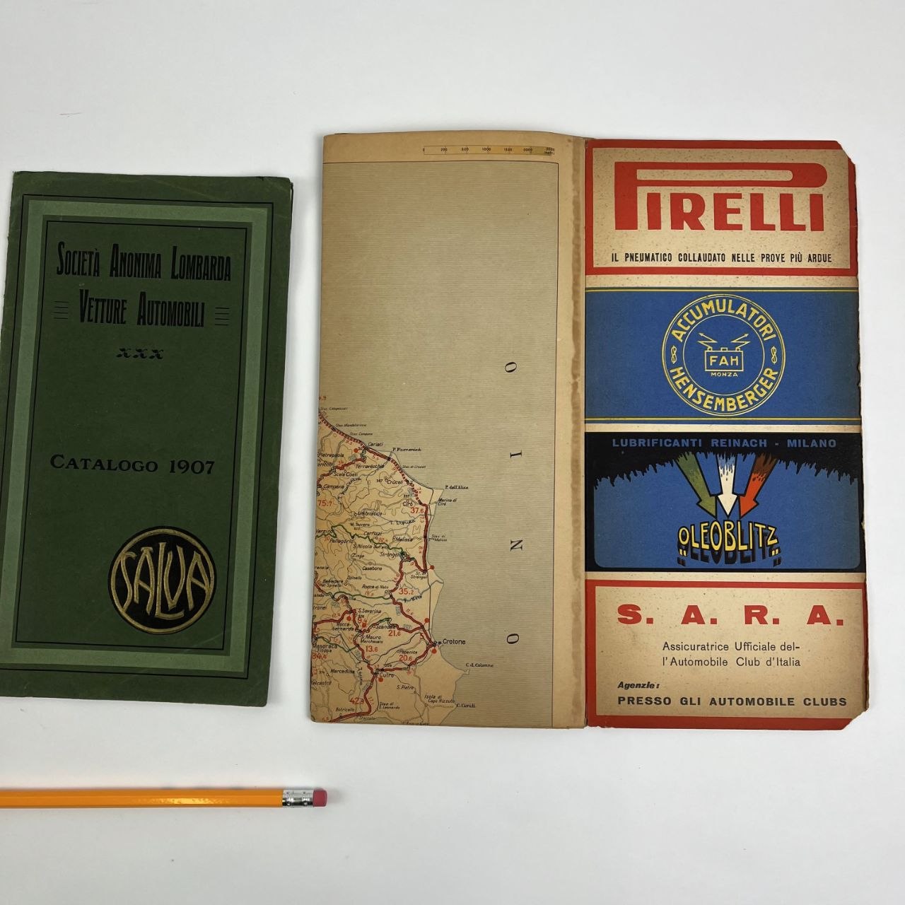 Carta Automobilistica D'Italia ACI | Primi '900