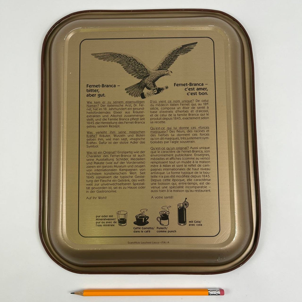 Vassoio pubblicitario - Frenet-Branca | Anni '70