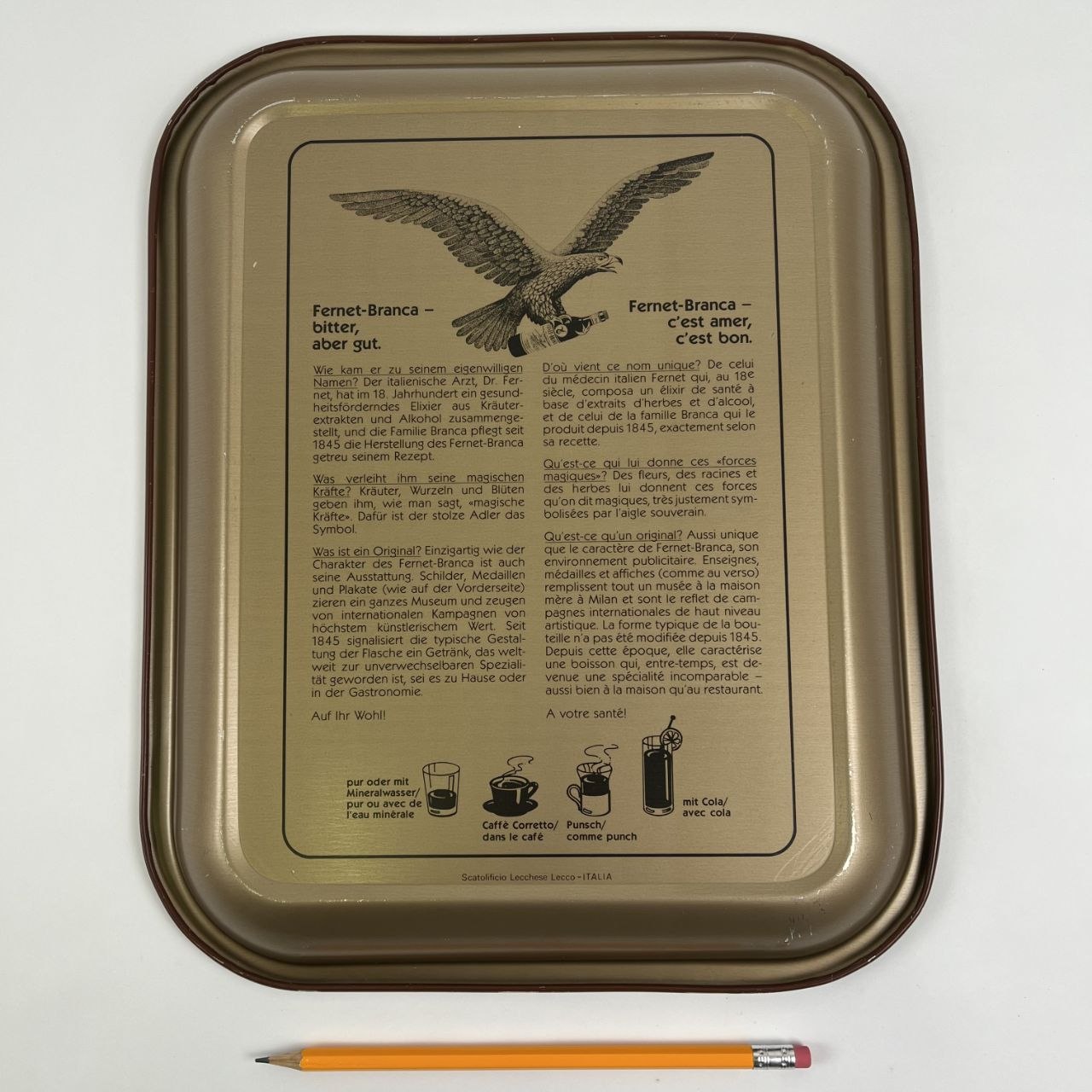 Vassoio pubblicitario - Frenet-Branca | Anni '70