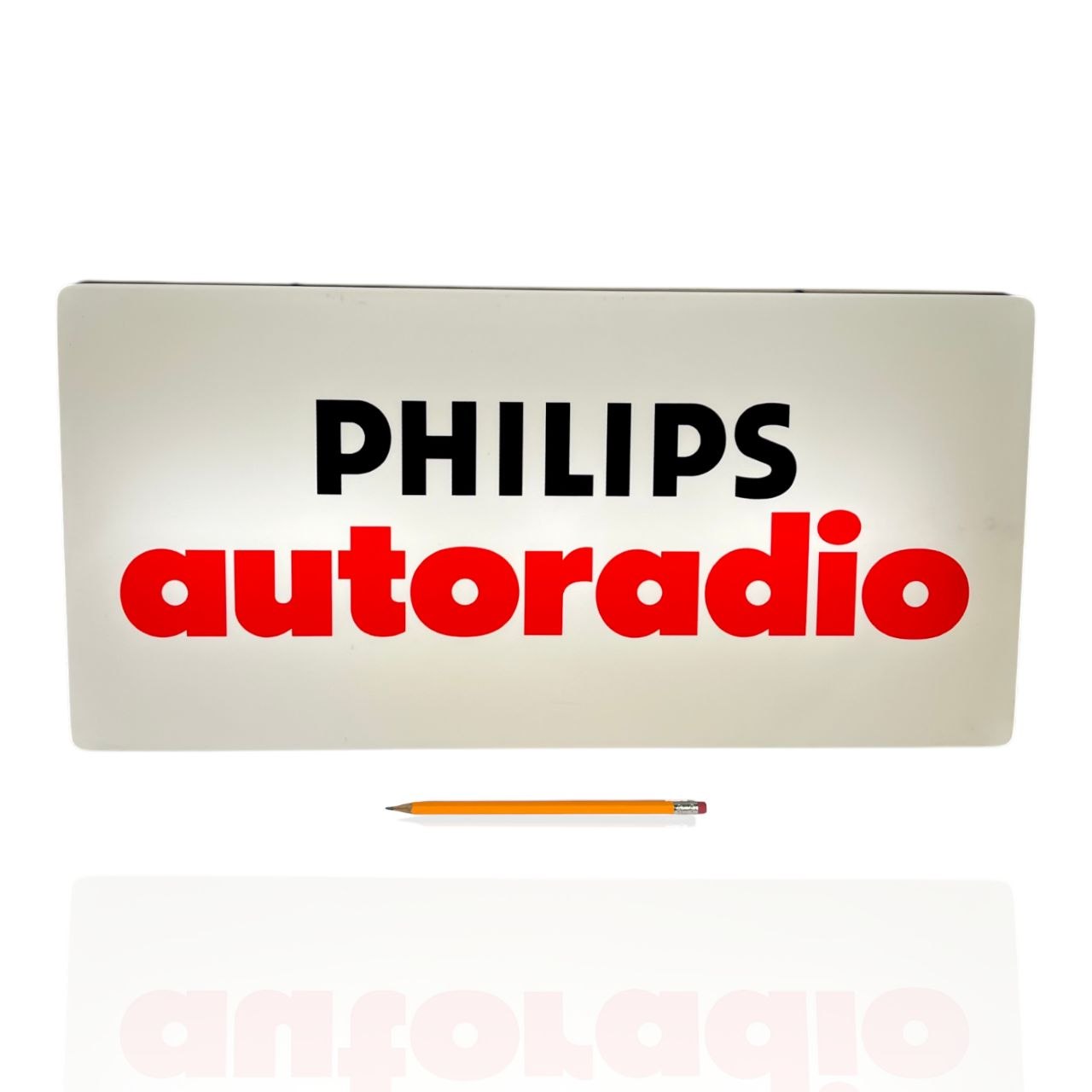 Insegna luminosa - Philips Autoradio | Anni '70
